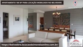 Apartamento com 4 Quartos para Alugar, 185 m² em Belvedere - Belo Horizonte