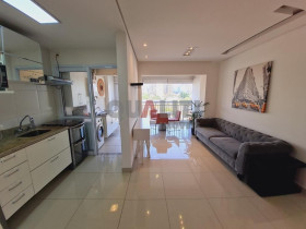 Apartamento com 1 Quarto para Alugar, 49 m² em Brooklin - São Paulo