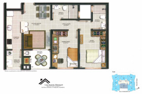 Apartamento com 2 Quartos à Venda, 69 m² em Centro - Balneário Rincão