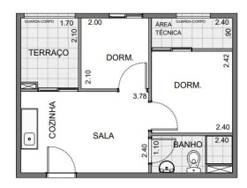 Apartamento com 2 Quartos à Venda, 30 m² em Morumbi - São Paulo