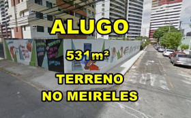 Terreno para Alugar, 531 m² em Meireles - Fortaleza