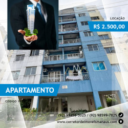 Apartamento com 2 Quartos para Alugar, 42 m² em Compensa - Manaus