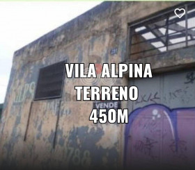 Terreno à Venda, 450 m² em Vila Alpina - São Paulo