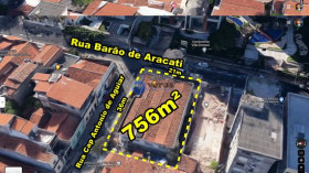 Terreno à Venda, 756 m² em Aldeota - Fortaleza