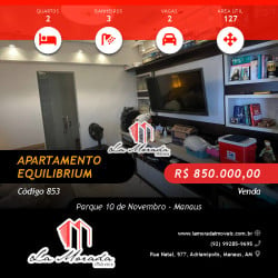 Apartamento com 2 Quartos à Venda, 127 m² em Parque 10 De Novembro - Manaus