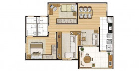 Apartamento com 3 Quartos à Venda, 73 m² em Taquaral - Campinas