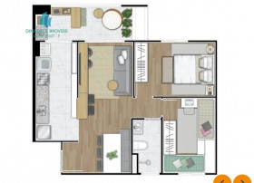 Apartamento com 2 Quartos à Venda, 60 m² em -- - --