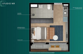 Apartamento com 1 Quarto à Venda, 34 m² em Campo Belo - São Paulo