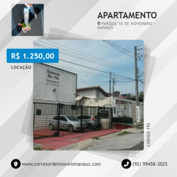 Apartamento com 2 Quartos para Alugar, 60 m² em Parque 10 De Novembro  - Manaus