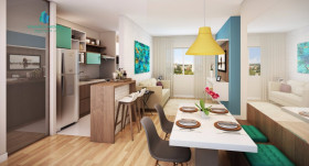 Apartamento com 3 Quartos à Venda, 58 m² em Jardim Do Lago Ii - Campinas