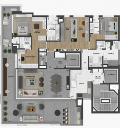 Apartamento com 4 Quartos à Venda, 439 m² em Vila Nova Conceição - São Paulo