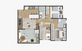 Apartamento com 2 Quartos à Venda, 57 m² em Campo Belo - São Paulo