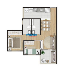 Apartamento com 2 Quartos à Venda, 50 m² em Vila Romana - São Paulo