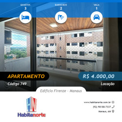 Apartamento com 3 Quartos para Alugar,  em Chapada - Manaus