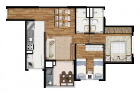 Apartamento com 2 Quartos à Venda, 49 m² em Morumbi - São Paulo