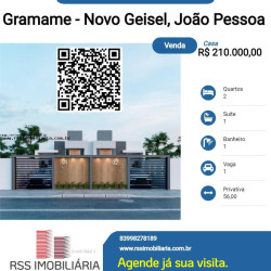 Casa com 2 Quartos à Venda, 56 m² em Gramame - João Pessoa