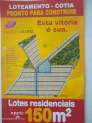 Terreno à Venda, 150 m² em Jardim Vitoria - Cotia