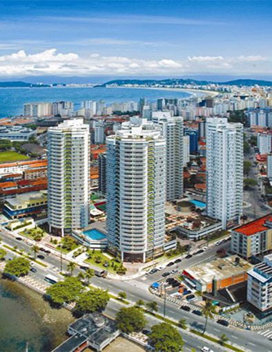 Imagem de fundo do condomínio Condomínio Jardins Da Grécia Santos - Ponta Da Praia - Santos - SP