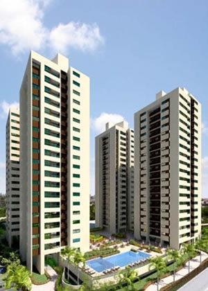 Imagem de fundo do condomínio Condomínio Parque Cidade Jardim Torre Rodin - Capim Macio - Natal - RN