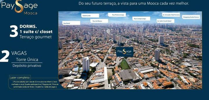 Imagem de fundo do condomínio Condomínio Paysage - Mooca - São Paulo - SP