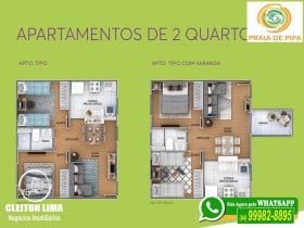 Apartamento com 2 Quartos à Venda, 42 m² em Nova Parnamirim - Parnamirim