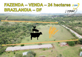 Fazenda à Venda, 24 HA em brazlandia - Brasília