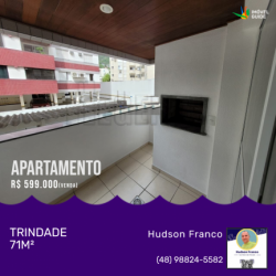 Apartamento com 2 Quartos à Venda, 71 m² em Trindade - Florianópolis