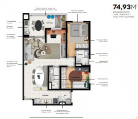 Apartamento com 2 Quartos à Venda, 54 m²em Centro - São Bernardo do Campo
