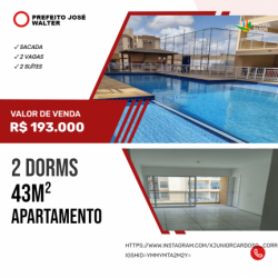 Apartamento com 2 Quartos à Venda, 43 m² em Prefeito José Walter - Fortaleza