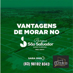 Terreno à Venda, 200 m² em Parque São Salvador - Sapé