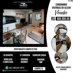 Apartamento com 3 Quartos à Venda, 76 m² em Aleixo - Manaus