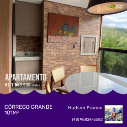 Apartamento com 3 Quartos à Venda, 101 m² em Córrego Grande - Florianópolis