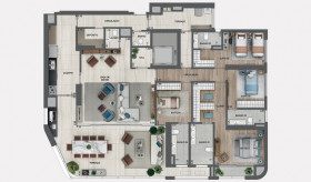 Apartamento com 4 Quartos à Venda, 227 m² em Chácara Santo Antônio (zona Sul) - São Paulo