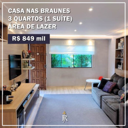 Casa de Condomínio com 3 Quartos à Venda, 129 m² em Braunes - Nova Friburgo