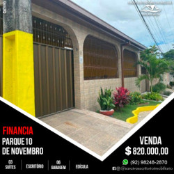 Casa com 3 Quartos à Venda, 275 m² em Parque 10 de Novembro - Manaus