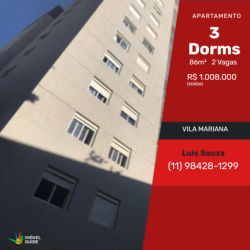 Apartamento com 3 Quartos à Venda,  em Vila Mariana - São Paulo