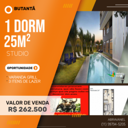 Studio com 1 Quarto à Venda, 25 m² em Butantã - São Paulo