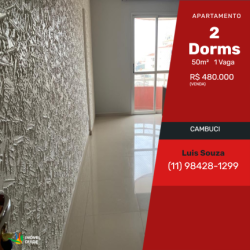 Apartamento com 2 Quartos à Venda,  em Cambuci - São Paulo