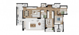 Apartamento com 3 Quartos à Venda, 104 m² em Vila Anastácio - São Paulo
