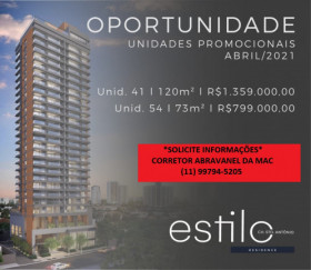 Apartamento com 3 Quartos à Venda, 120 m² em Santo Amaro - São Paulo