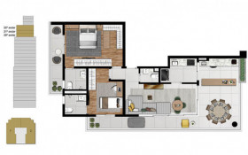 Apartamento com 2 Quartos à Venda, 110 m² em Pinheiros - São Paulo