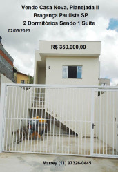 Casa com 2 Quartos à Venda, 70 m² em Cidade Planejada II - Bragança Paulista