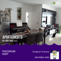 Apartamento com 3 Quartos à Venda, 90 m² em Itacorubi - Florianópolis