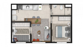 Apartamento com 2 Quartos à Venda, 35 m² em Saúde - São Paulo