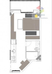 Apartamento com 1 Quarto para Alugar, 30 m² em Vila Olímpia - São Paulo