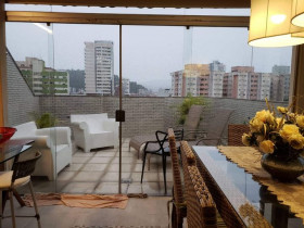 Apartamento com 3 Quartos à Venda, 128 m² em Encruzilhada - Santos