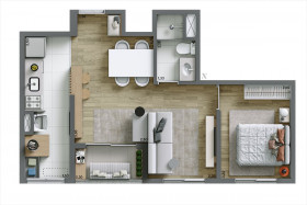 Apartamento com 2 Quartos à Venda, 46 m² em Vila Constança - São Paulo