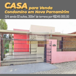 Casa de Condomínio com 3 Quartos à Venda, 130 m² em Nova Parnamirim - Parnamirim