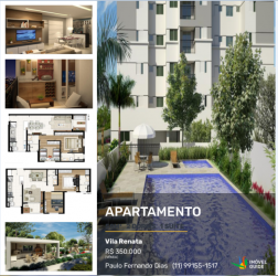 Apartamento com 2 Quartos à Venda, 58 m² em Vila Renata - Guarulhos