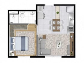Apartamento com 2 Quartos à Venda, 40 m² em Vila Penteado - São Paulo